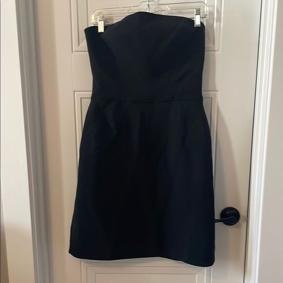 Ralph Lauren Black Label Elegant Black Strapless Dress - Picture 1 of 6
